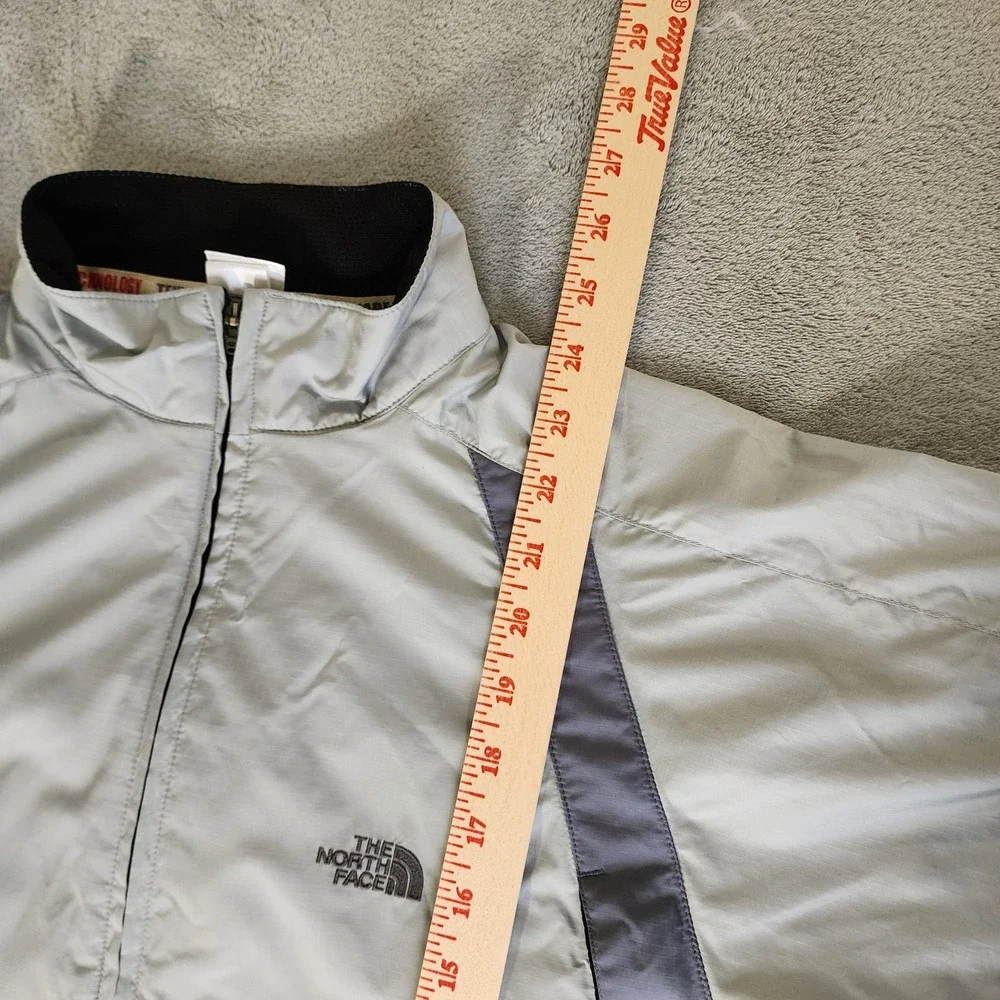 The‎ North Face Men's Tekware Windbreaker Jacket Gray Black Zip-Up Size S